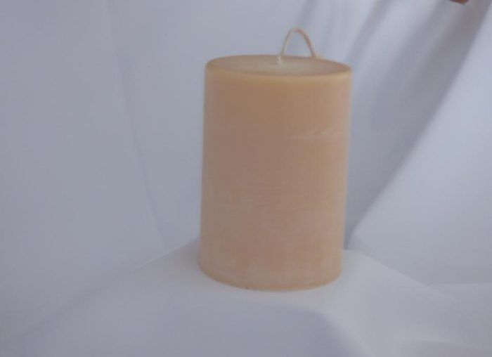 Bougie Artisanale Parfumée  "Gros Pilier Rond"