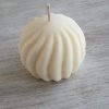 Bougie Artisanale Sphère Torsadée