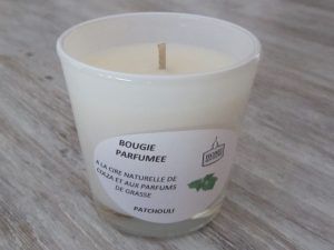 Bougie artisanale parfumée patchouli