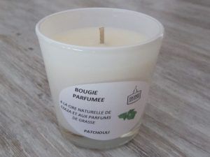 Bougie artisanale parfumée patchouli