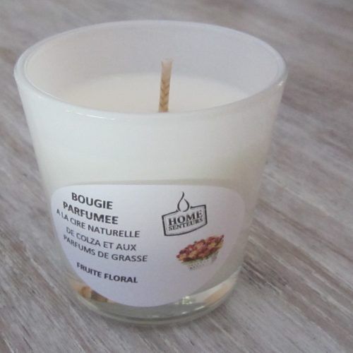 Bougie Artisanale Parfumée "Fruité floral"