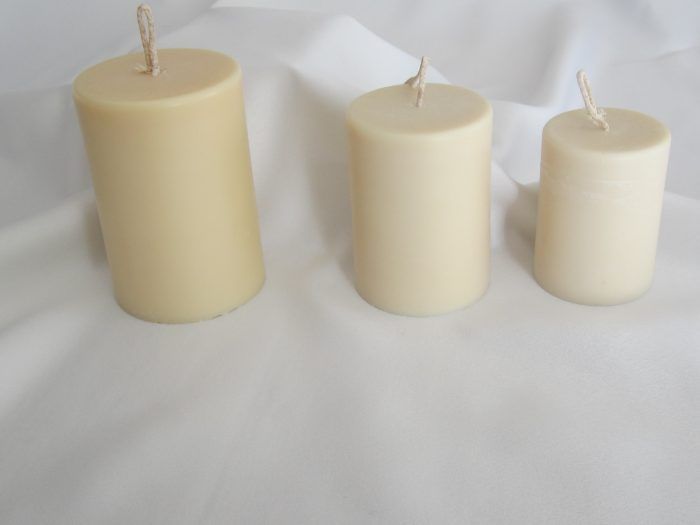 Bougie Artisanale Parfumée  "Gros Pilier Rond" – Image 3