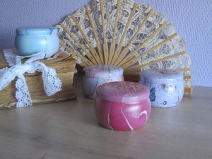 Bougie Parfumée en Boîte Etain