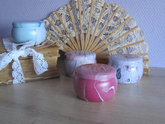 Bougie Parfumée en Boîte Etain