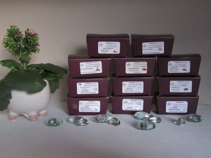 Fondants de cire parfumée