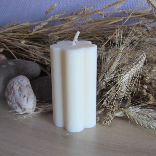 Bougie Artisanale Pilier 5 pétales