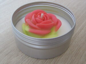Bougie Artisanale parfumée Rose