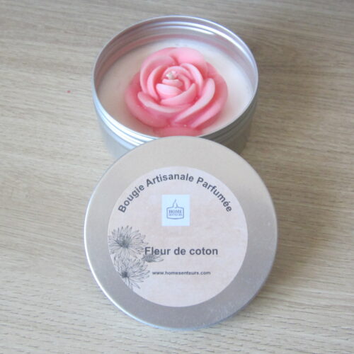 Bougie Artisanale parfumée Fleur de coton