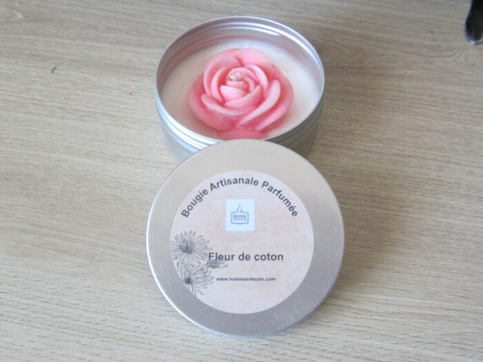 Bougie Artisanale parfumée Fleur de coton