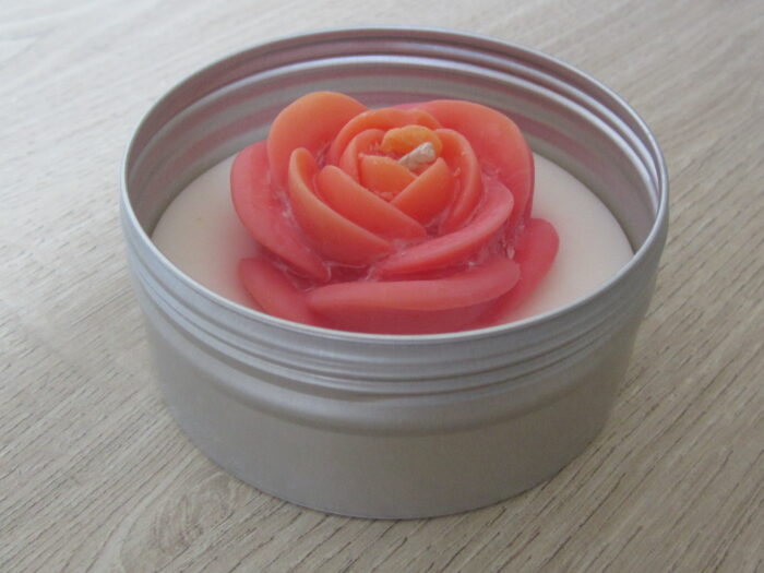 Bougie Artisanale parfumée Rose