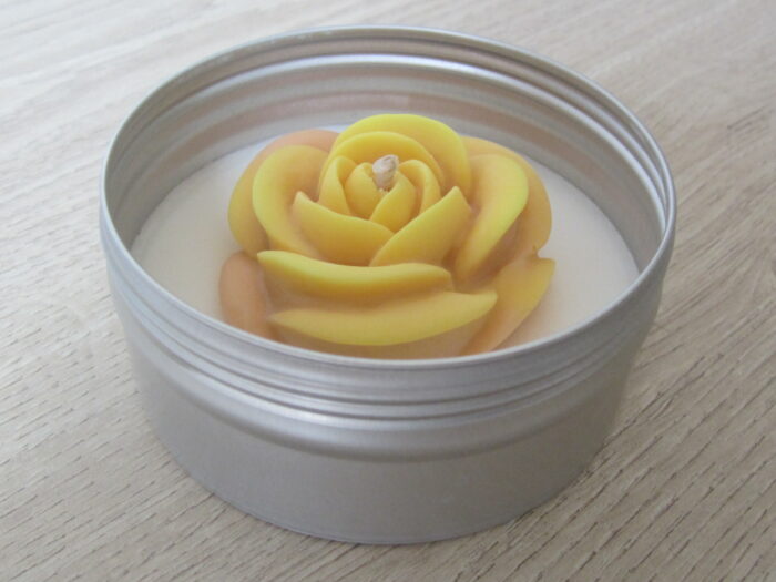Bougie Artisanale parfumée Rose